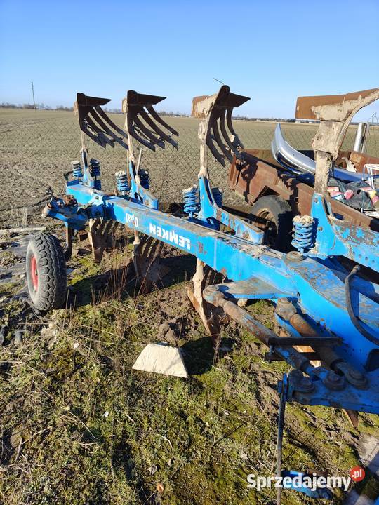 Pług lemken 4 skibowy ażurowe zabezpieczenia Pługi łódzkie Pajęczno