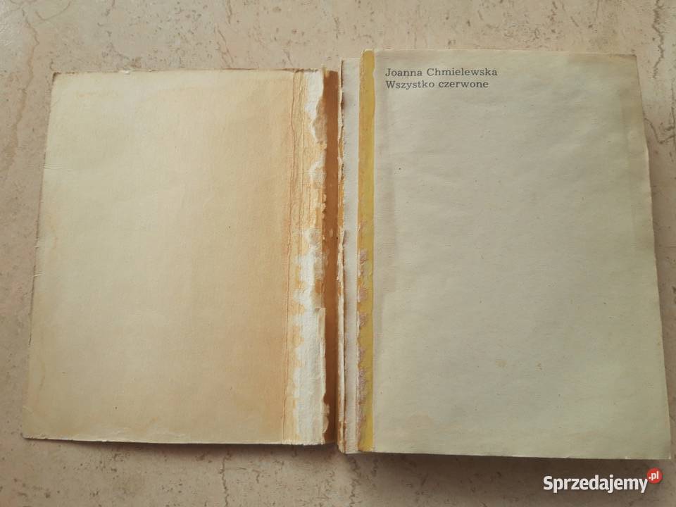 Wszystko czerwone Joanna Chmielewska CZYTELNIK Bielsko-Biała