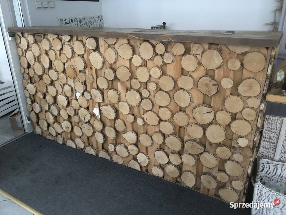 Rustykalny bar z drewna i palet Koszalin