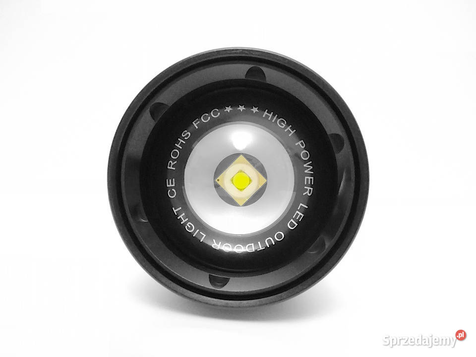 Latarka taktyczna Kensun KS008 Orange z LCD Łódź