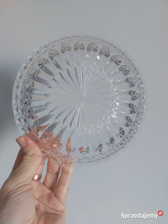 vintage przezroczyste miseczkitalerzyki 5 sztuk sprzedam