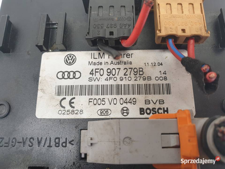 Audi A6 C6 MODUŁ ŚWIATEŁ Sterownik 4F0907279B lubelskie