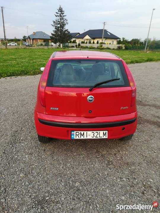 Fiat Punto 12 w gazie czerwony Mielec