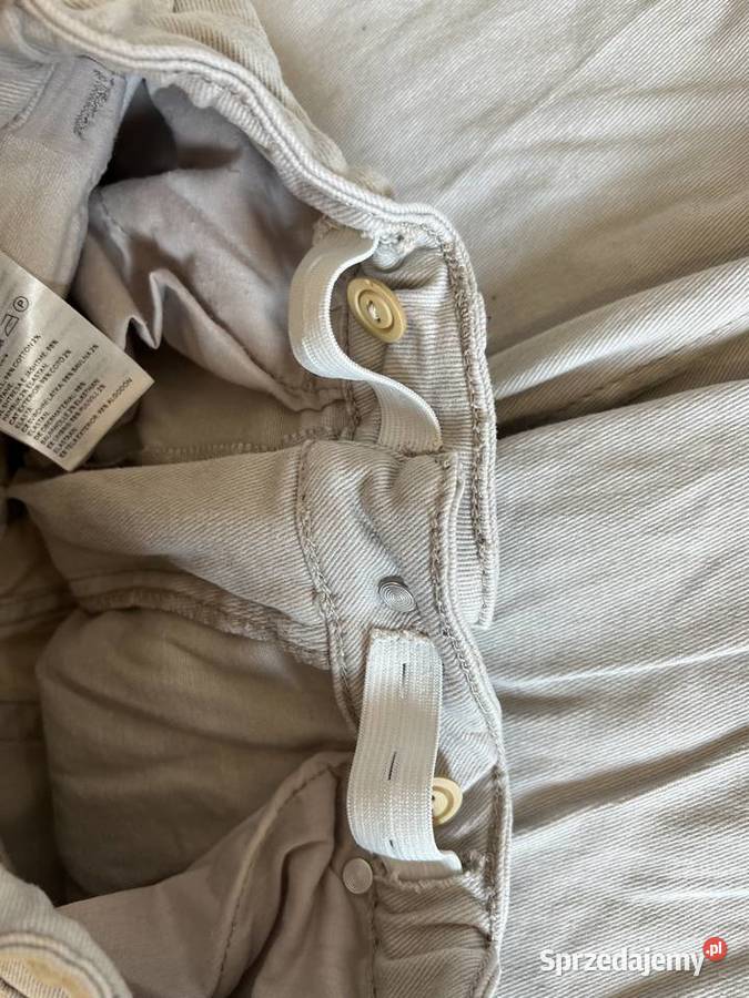 Szerokie spodnie jeansy dżinsy wide leg z Jasło