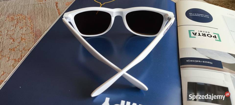 Nowe okulary przeciwsłoneczne UV400 białe play Gliwice