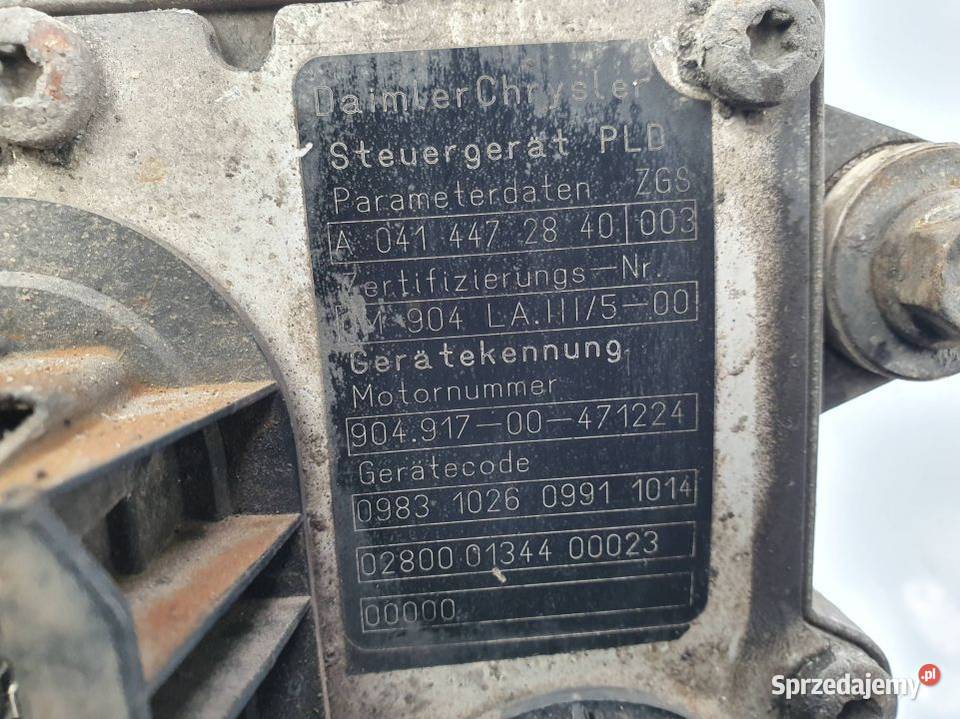 KOMPUTER MERCEDES ATEGO 1218 0014466540 osobowe Pozostałe kujawsko-pomorskie Lipno
