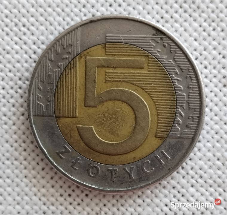 Moneta 5 złotych 1994 Destrukt Antyki, Sztuka, Kolekcje Toruń
