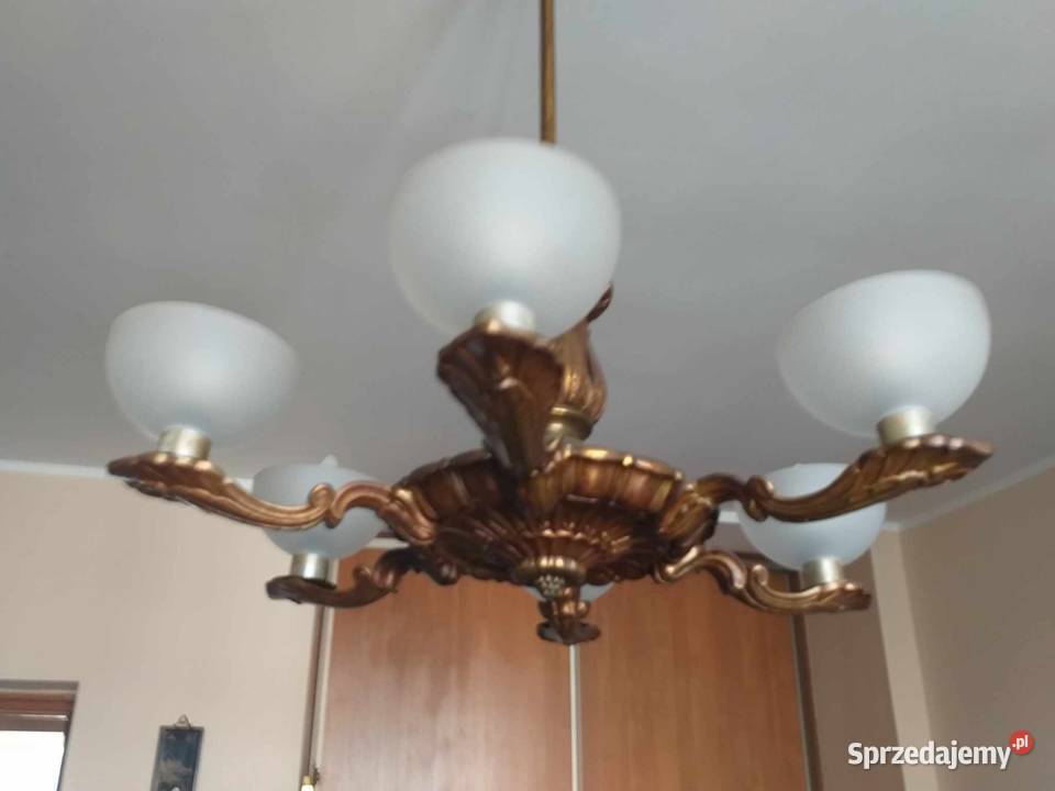 Żyrandol z brązu Warszawa