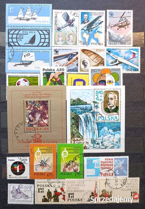 Znaczki polskie 1978 kasowane Leźnica Wielka-Osiedle sprzedam