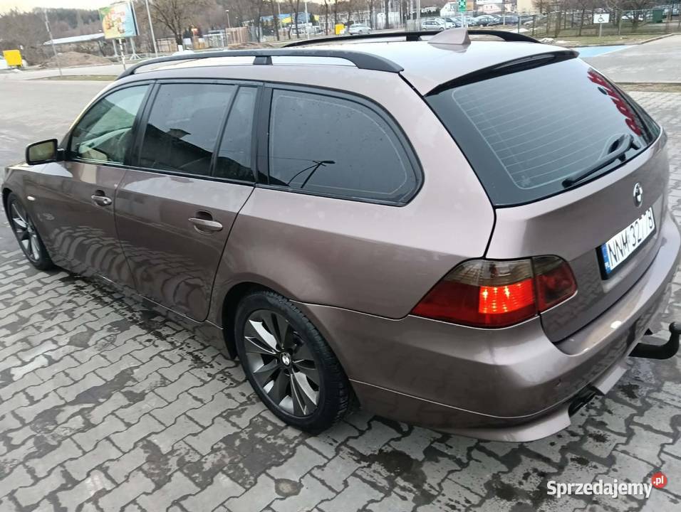 BMW e61 brązowy Seria 5 Pacółtowo