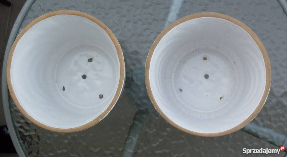 DONICE CERAMICZNE BIAŁE