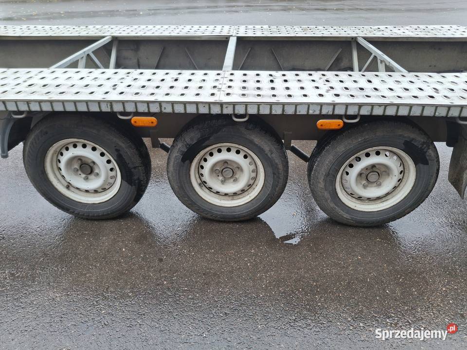 Przyczepa Laweta Niewiadów 8 Metrów Aluminiowa 3 lawety Lawety Sierakowice sprzedam