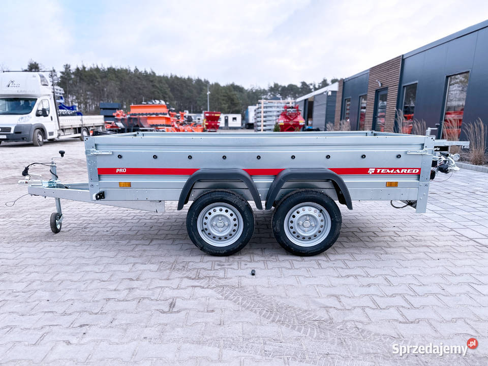 TEMARED 26122 PRO przyczepka samochodowa DMC 750 burtowe Zamość