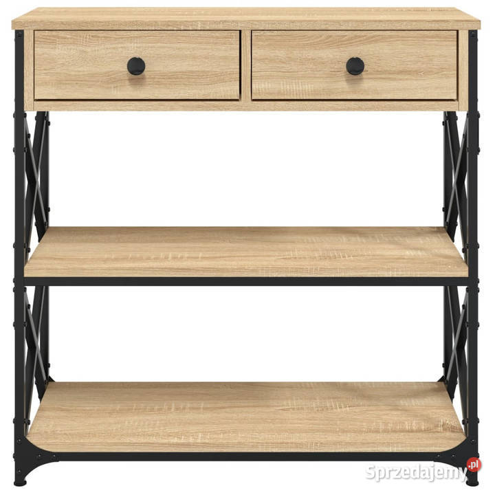 Stolik konsolowy dąb sonoma 75x28x75 WM834196