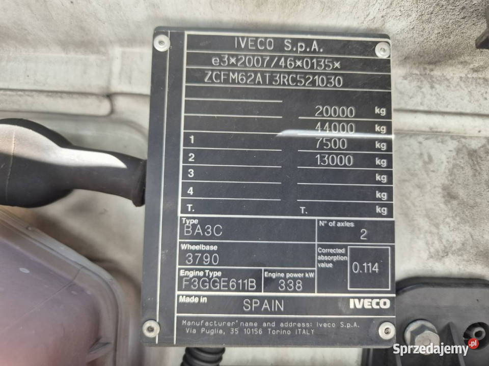 Iveco As440STFp Lt diesel Komorniki