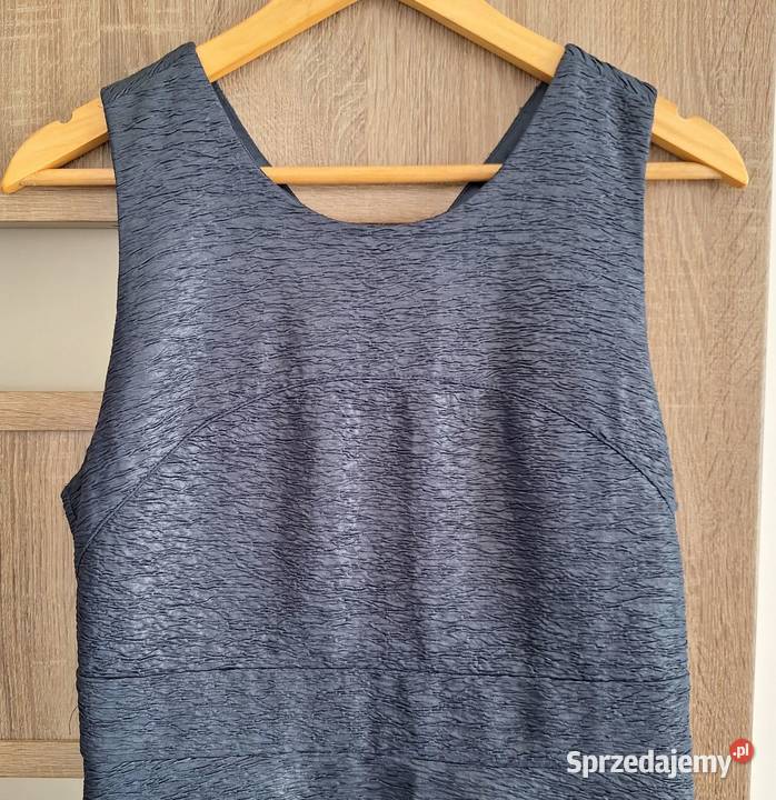 Zestaw śliczna elegancka sukienka na co dzień 2 niebieski Kraków