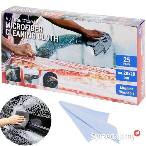 Ściereczki z mikrofibry 25 sztuk 28 x 28 podkarpackie Rzeszów