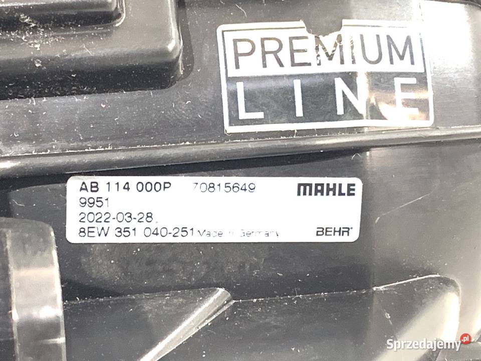 DMUCHAWA NAWIEWU AUDI Q5 8R 8EW351040 WENTYLATOR podkarpackie