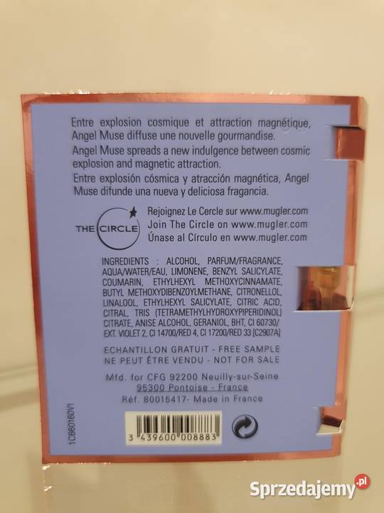 Thierry Mugler Angel Muse próbka 12ml Chełm sprzedam
