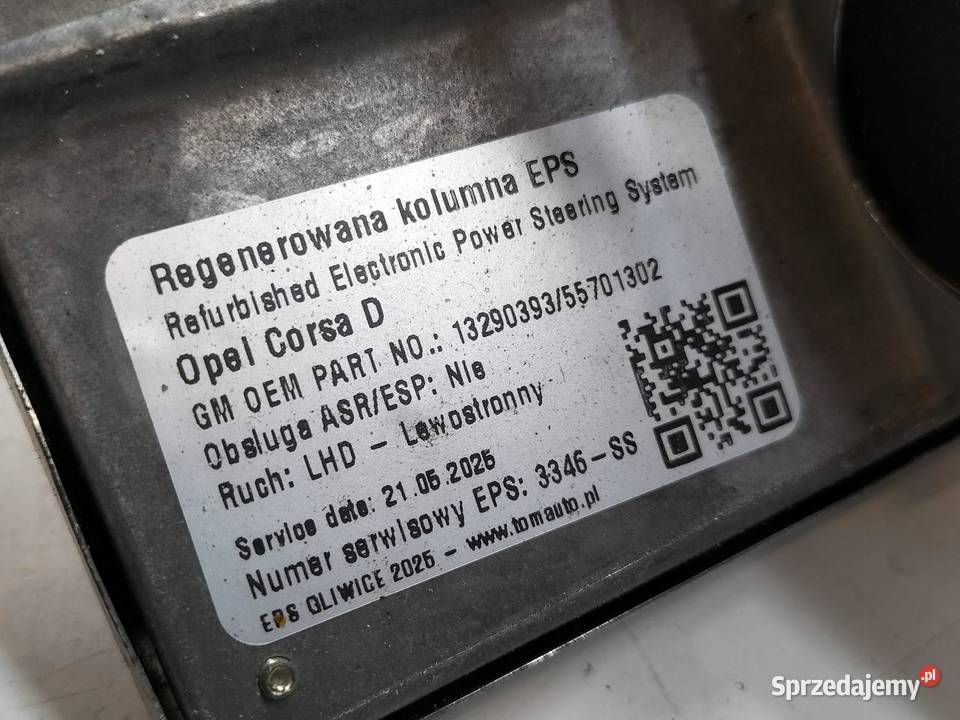KOLUMNA WSPOMAGANIE ELEKTRYCZNE 2611786709A Opel sprzedam