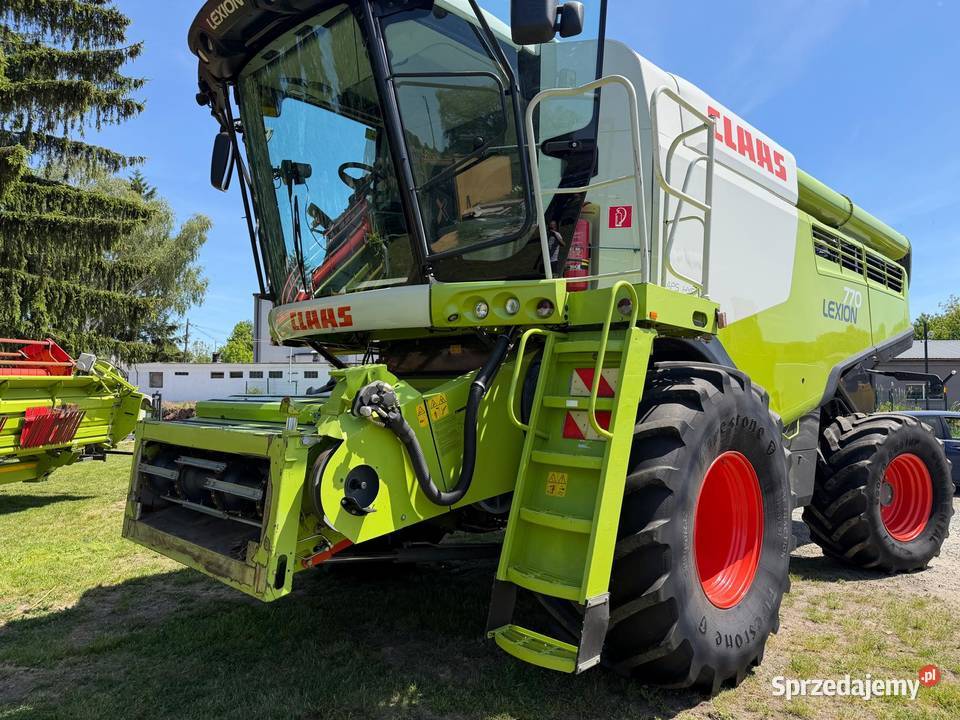 Kombajn zbożowy Claas Lexion 770 heder V1050 nieuszkodzony Nowa Ruda