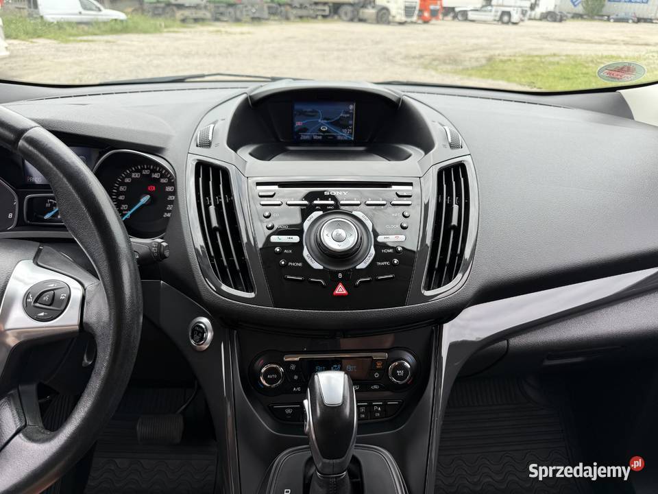 Ford Kuga 15 BENZYNA Klimatronik Nawigacja skórzana tapicerka Motoryzacja wielkopolskie