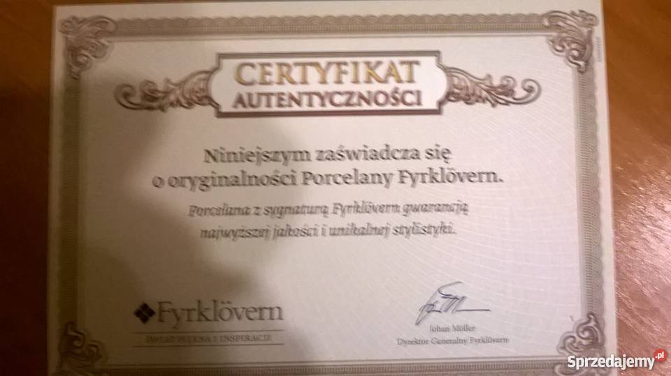 serwis obiadowy firmy Fyrklovern Poznań