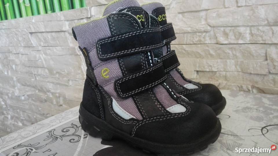 ECCO skórzane kozaki dziecięce z goretex stan śląskie Bielsko-Biała