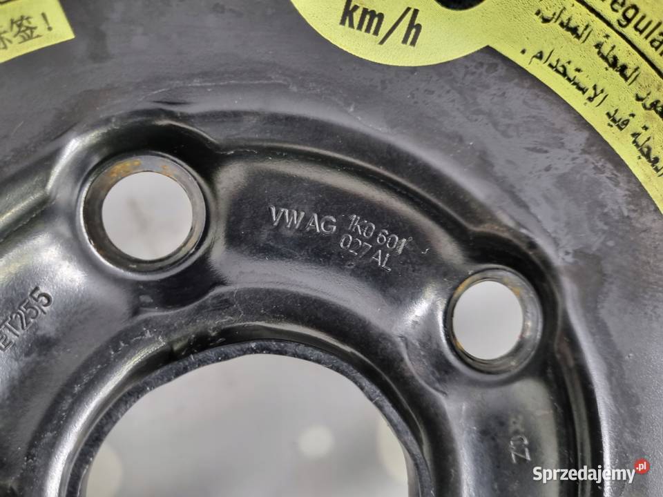 KOŁO DOJAZDOWE Audi Seat Vw Golf VI 12570 R16 Chełm