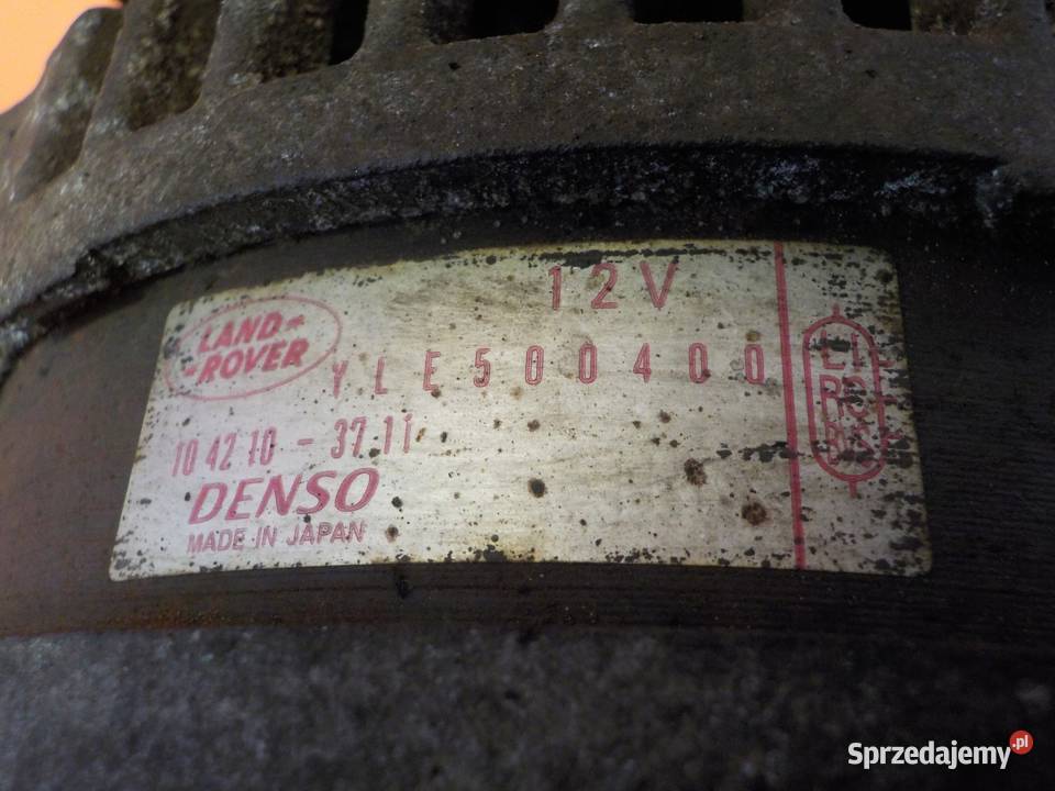 DISCOVERY III 27 TD V6 07r 190 276DT alternator mazowieckie Suków
