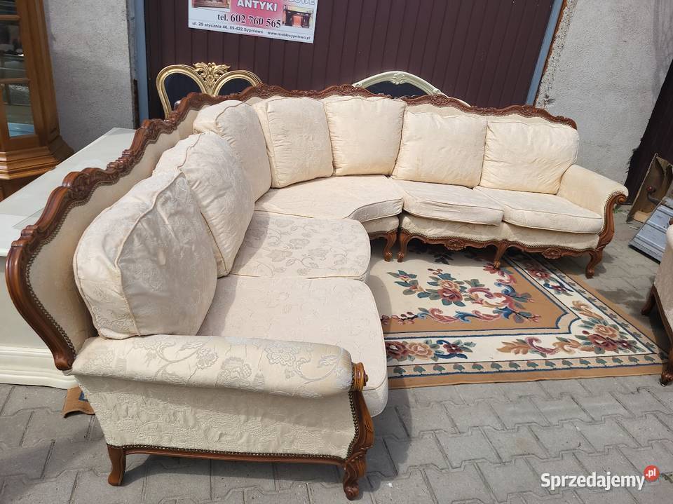 Piękny komplet wypoczynkowy narożnik fotel 89cm kujawsko-pomorskie Sypniewo