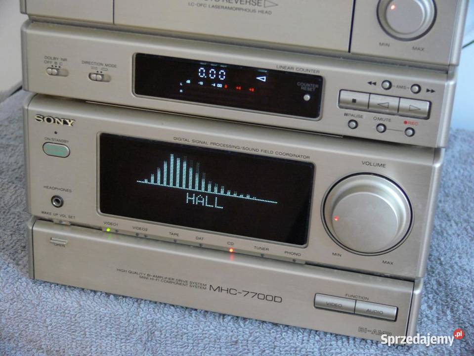 Wieża Sony MHC7700 złota WYSYŁKA Jasło