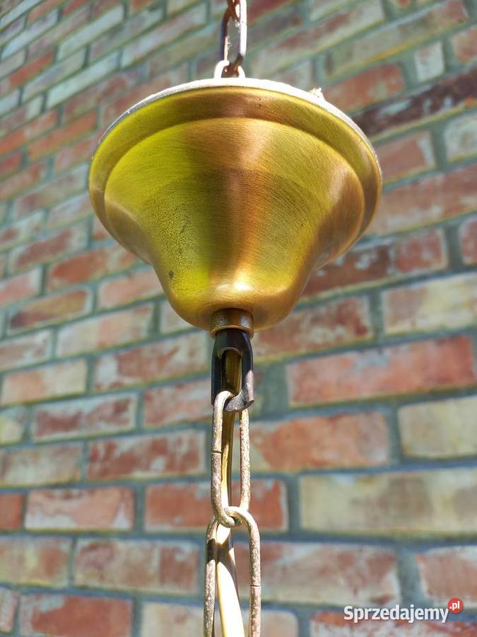 Żyrandol witrażowy duży Lampa wisząca 575