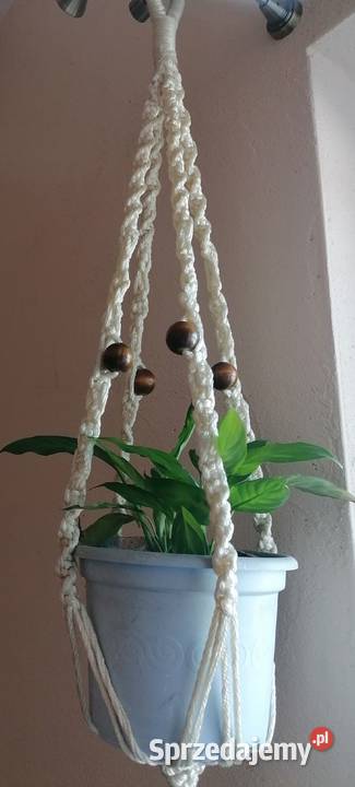 Makrama Kwietnik Wiszący łódzkie Łódź sprzedam