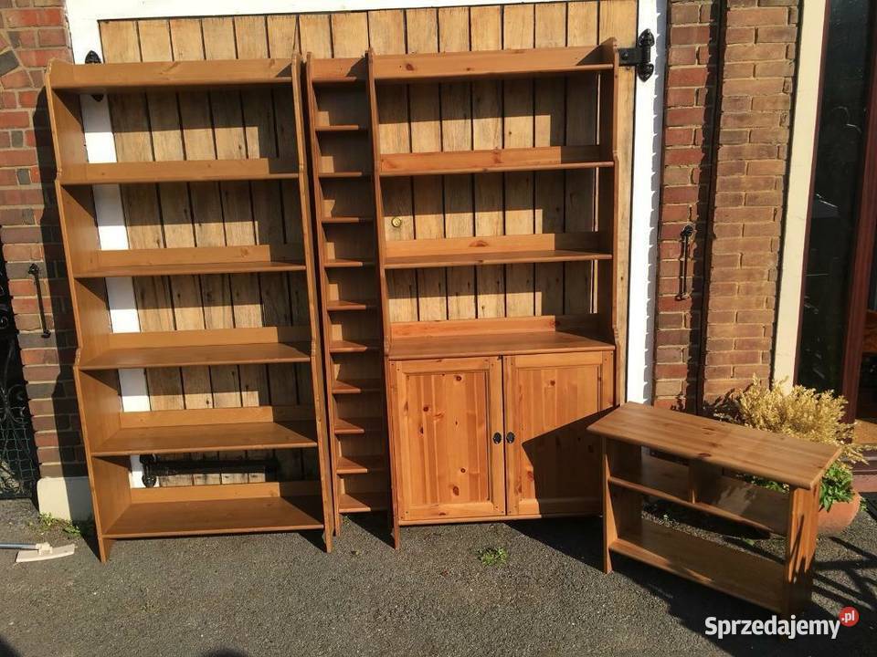 Regaly IKEA LEKSVIK HEMNES drewno komoda szafa Warszawa sprzedam