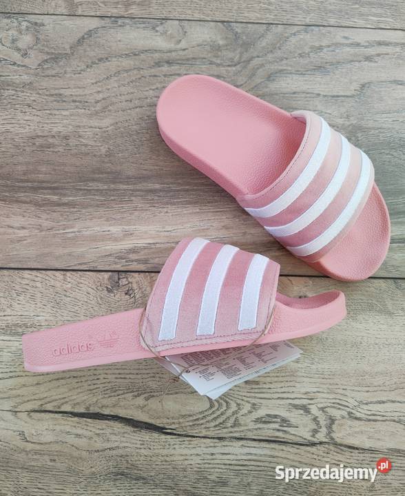 Różowe klapki Adidas 38 buty Vintage y2k Adidas