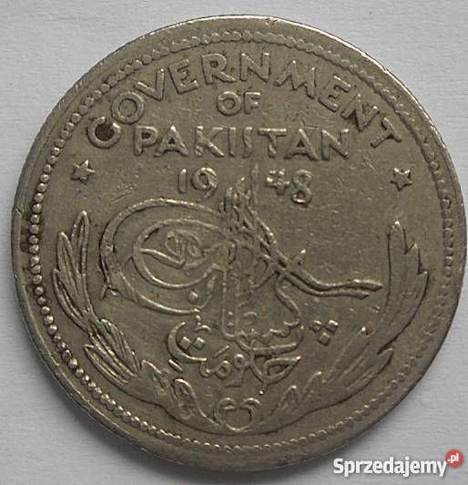 PAKISTAN12 RUPE1948 rNIKIEL Numizmatyka Legionowo