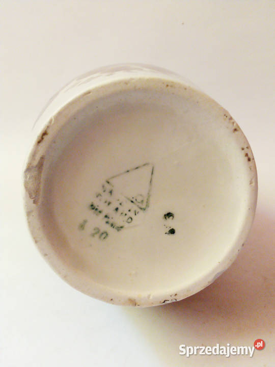 wazon amfora fajans Koło vintage PRL Częstochowa