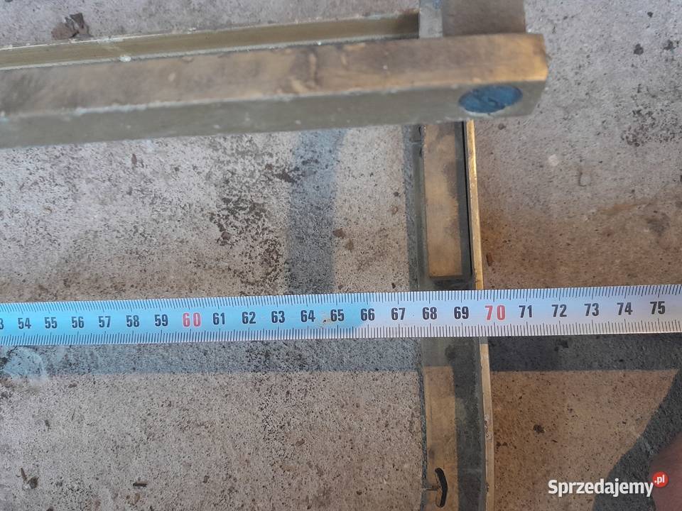 Stara aluminiowa półka z czasów PRL retro Dąbrowa Górnicza