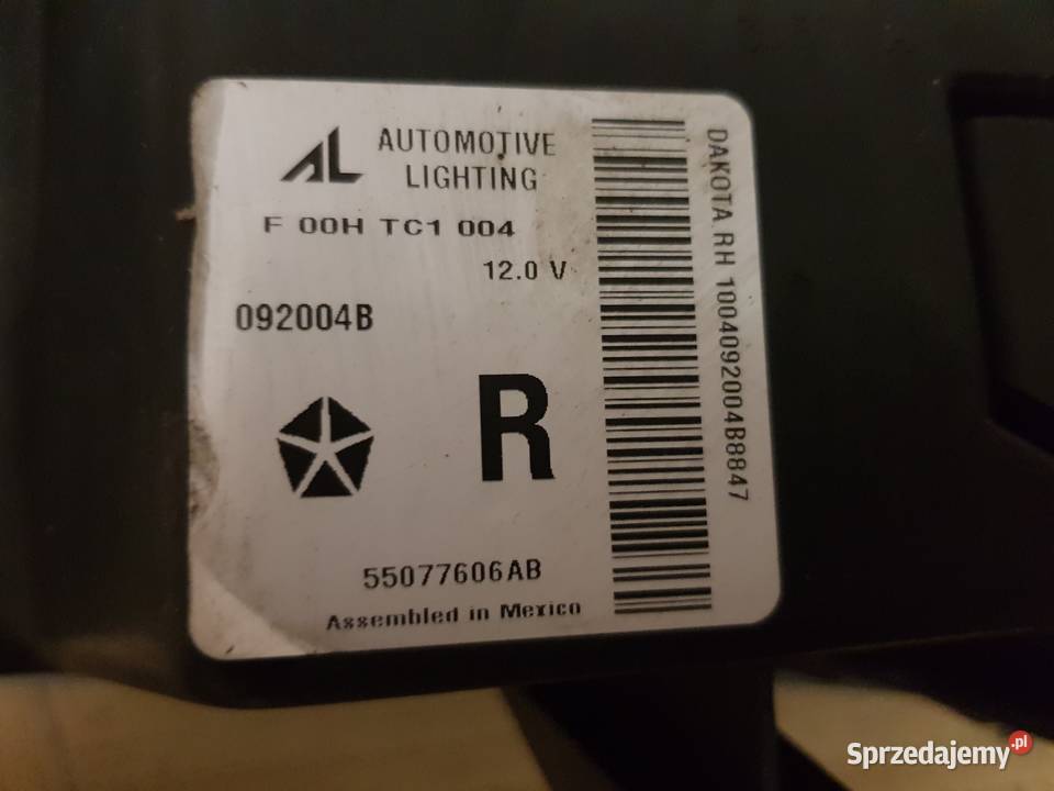 lampa dodge dakota 2006 2007 osobowe Lampy przednie Stargard