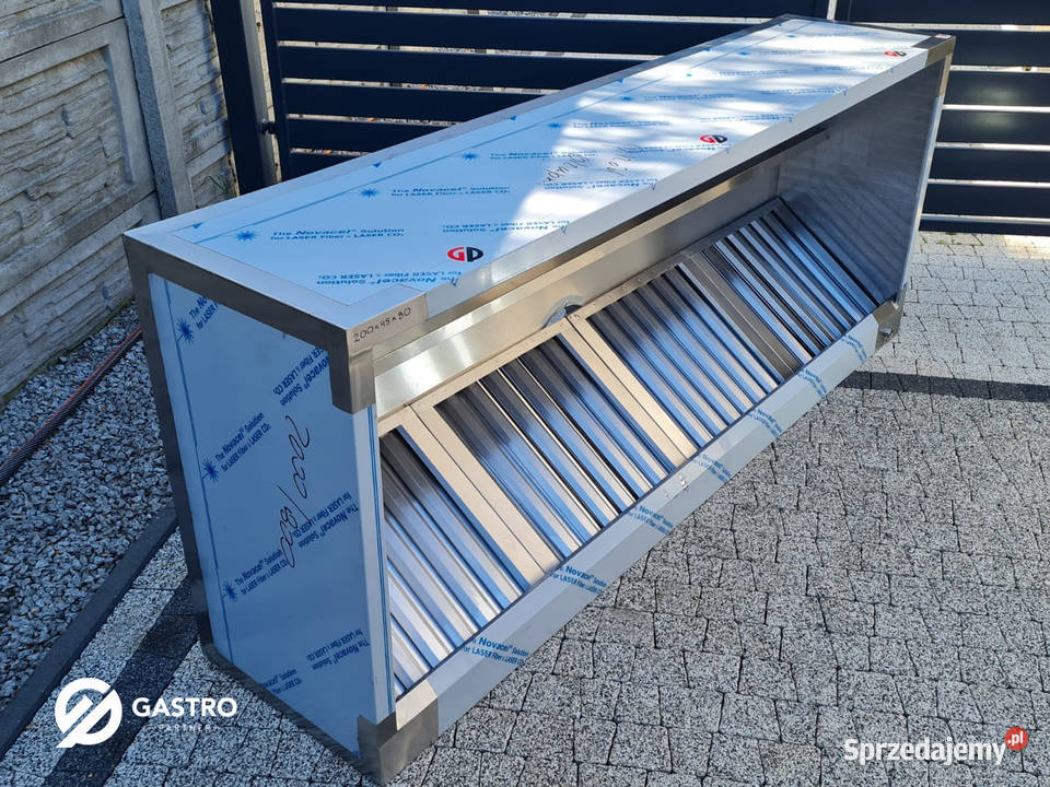 Okap przyścienny skośny spawany 250x80x45 Meble Ostrów Wielkopolski