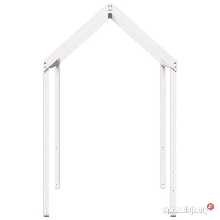 Daszek do łóżka dziecięcego biały 207x955x159 Meble mazowieckie Warszawa