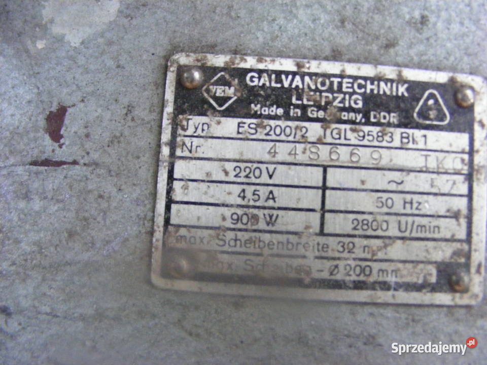 Szlifierka stołowa przemysłowa 900 watt sprzedam