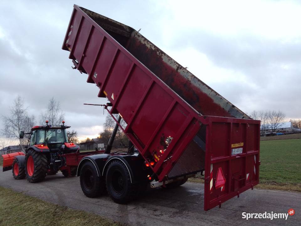 Przyczepa skorupowa wywrotka 1216ton tandem Kożuszki