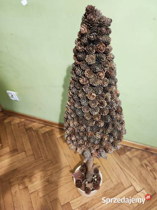 CHOINKA Z SZYSZEK 103 wysoka Boże Narodzenie Oleśnica