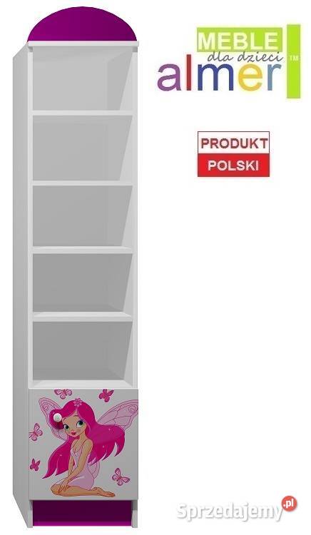 WRÓŻKA 15 N4 regał dziecięcy 40x40 w190