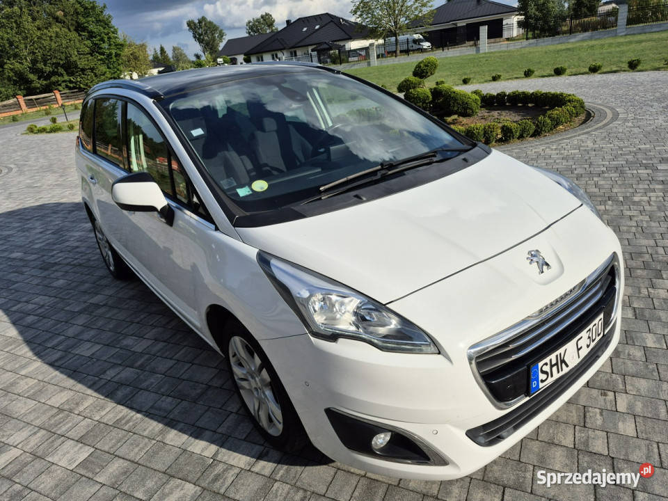 Peugeot 5008 16hdi navigacja panorama hed ap 7 elektryczne lusterka lubelskie