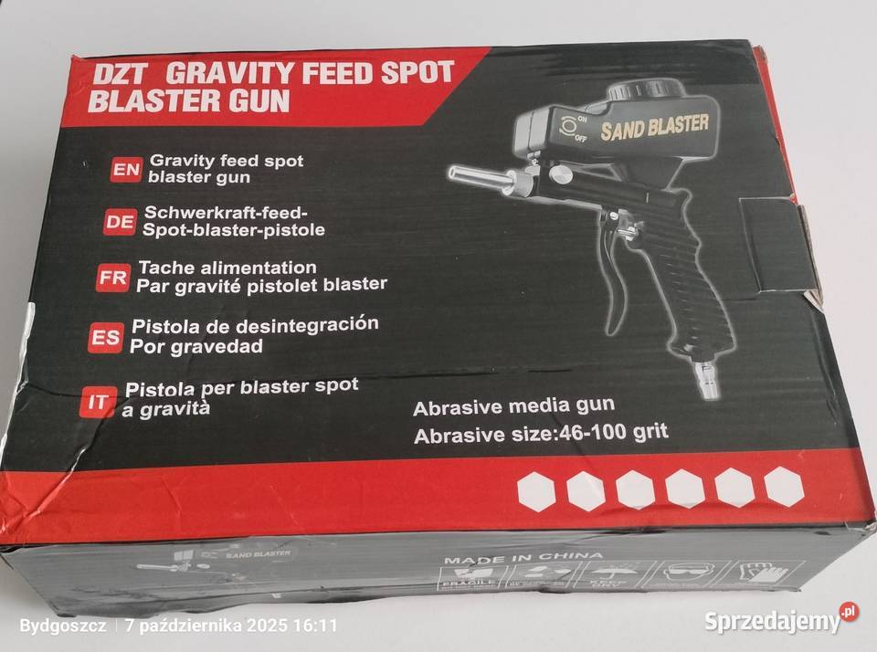 Pistolet do piaskowania Bydgoszcz