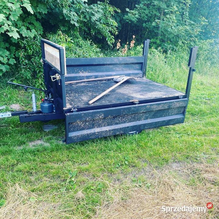 Przyczepa kiprowana 1 tonowa do mini ciagnika nieuszkodzony małopolskie Olkusz