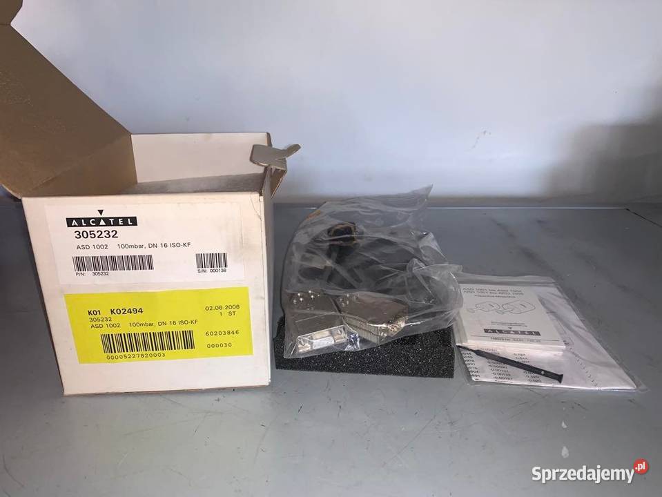 Alcatel ASD 1002 Vacuum Gauge 100mbar DN16 Warszawa